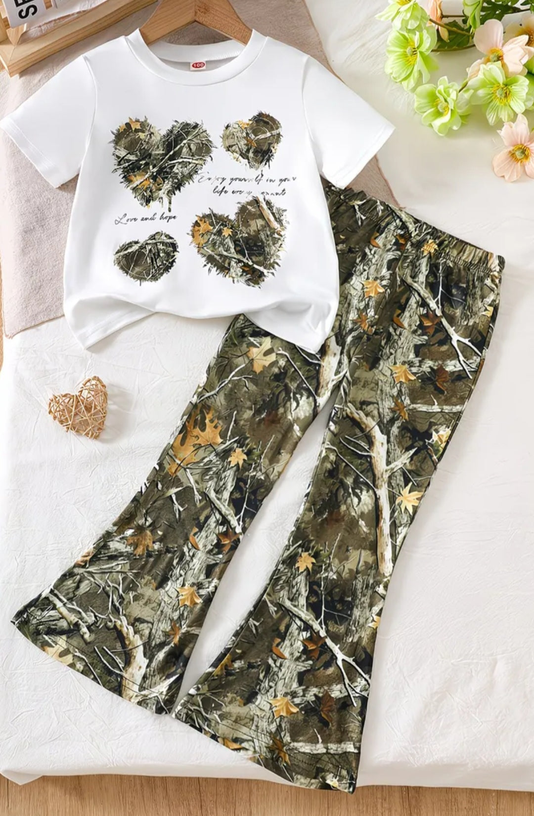 Leaf Print 2 pc. Set