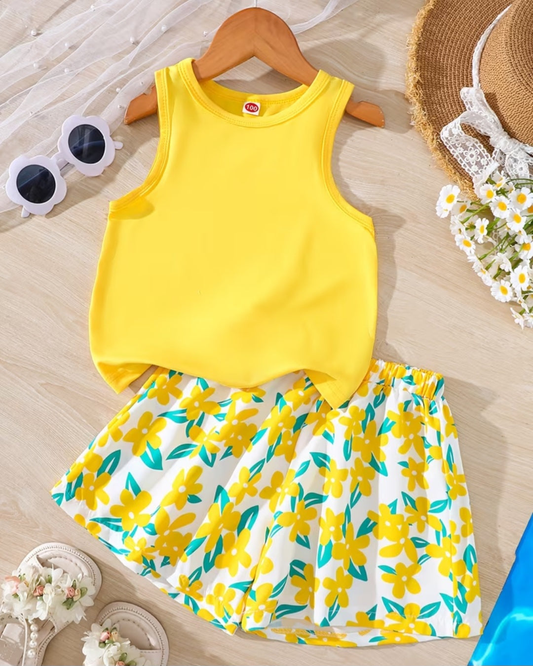 Yellow leaf 2 pc. set