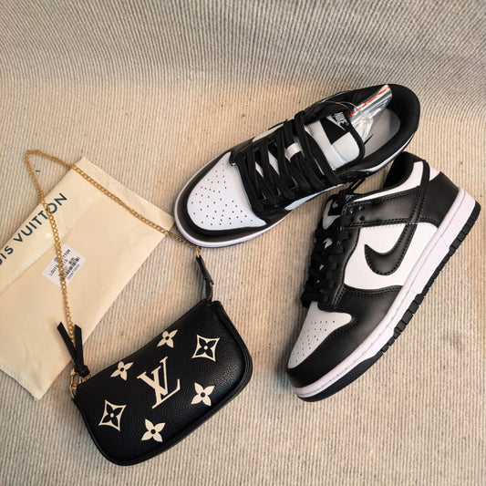 Panda Dunks + Louis Vuitton Purse