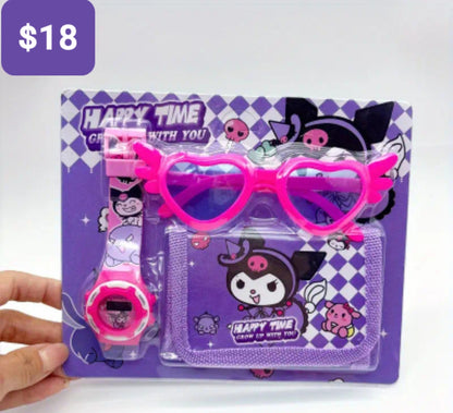 Wallet + sunglasses + sunglasses set