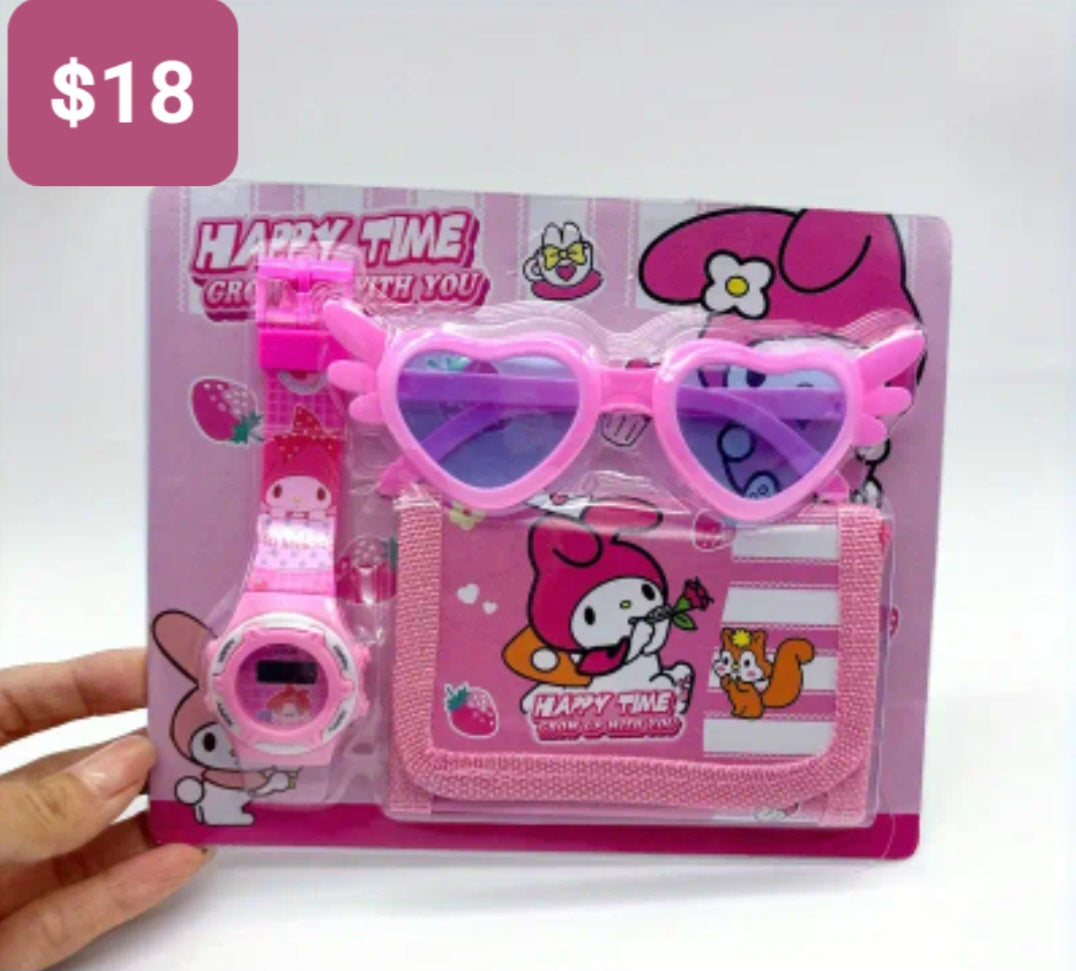 Wallet + sunglasses + sunglasses set