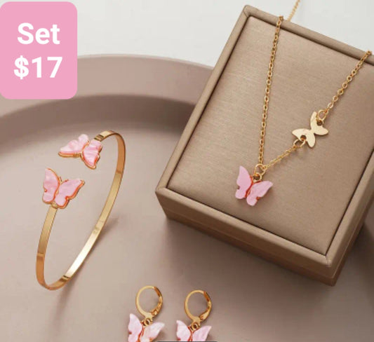 4 pc. Butterfly set