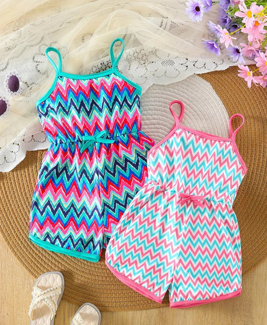 2 pack blue blend romper