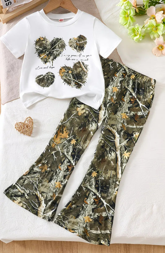 Leaf Print 2 pc. Set