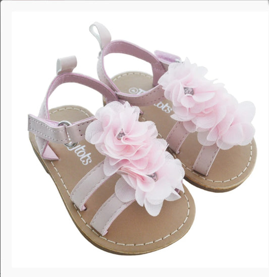 Pink Flower Sandals