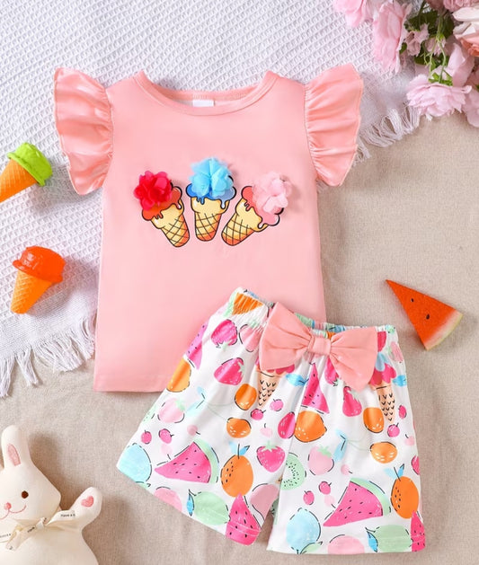 Pink Ice Cream Set